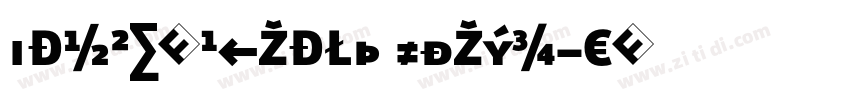 SansExpBlack Oblique字体转换